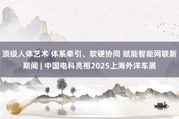 顶级人体艺术 体系牵引、软硬协同 赋能智能网联新期间 | 中国电科亮相2025上海外洋车展